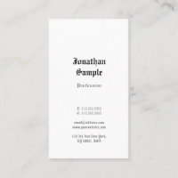 Classic Look Template Old English Text Nostalgic