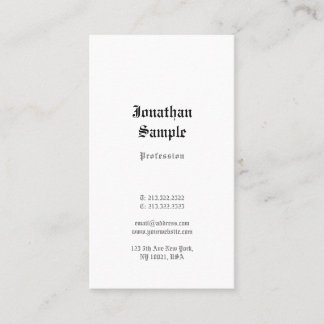 Classic Look Template Old English Text Nostalgic Business Card