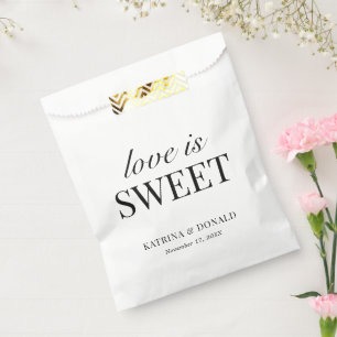 Classic Love is Sweet Bridal Shower   Wedding  Favour Bags