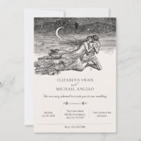Classic lovers art mythology romantic wedding