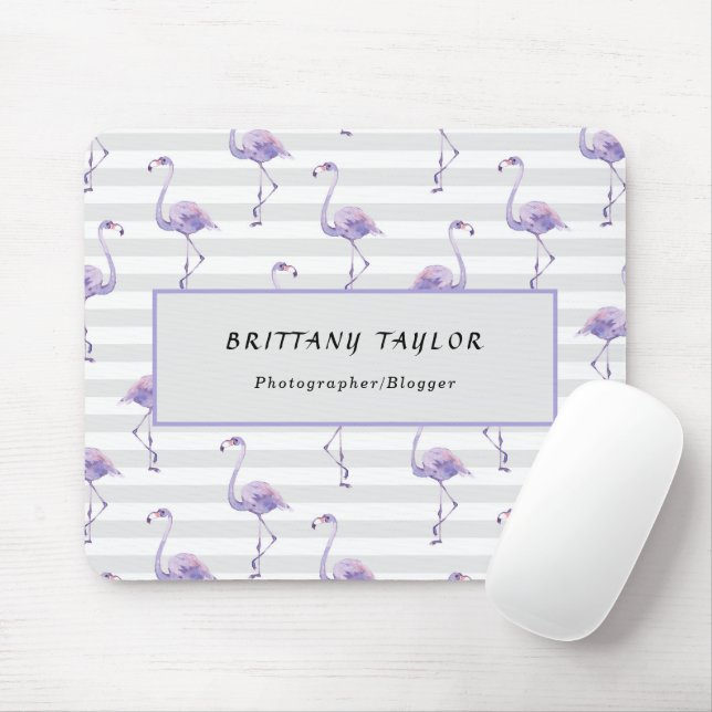 Classic Luxury Rose White Mouse Mat (With Mouse)