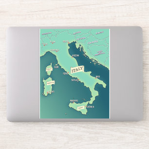 Classic Map Of Italy