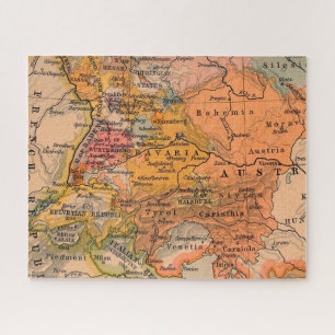 Classic Map of Old Europe Jigsaw Puzzle