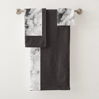 Classic Marble Bath Towel Set