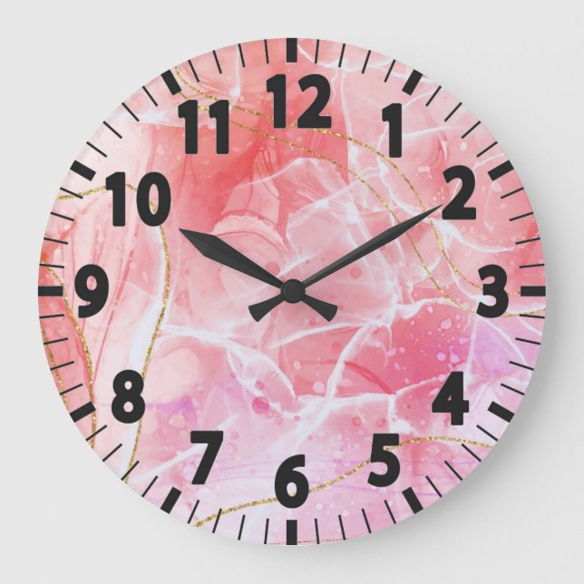 Classic Marble Wall Clock (Front)