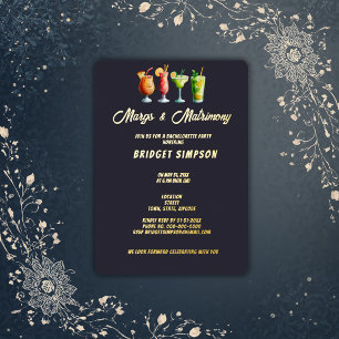 classic margs and matrimony Bachelorette Party