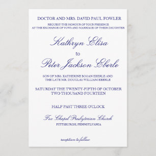 Classic Marine Invitation