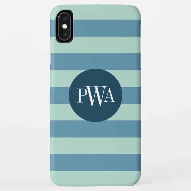 Classic Marine Stripes Case-Mate iPhone Case (Back)