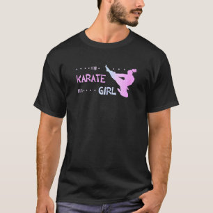 Classic Martial Art Girl Tee Karate Girls Fighting