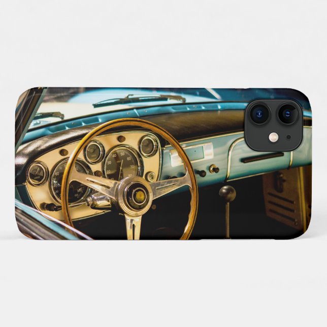 Classic Maserati Cabriolet Dashboard Case-Mate iPhone Case (Back (Horizontal))
