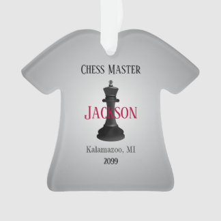 Classic Master with King Drawing Ornament