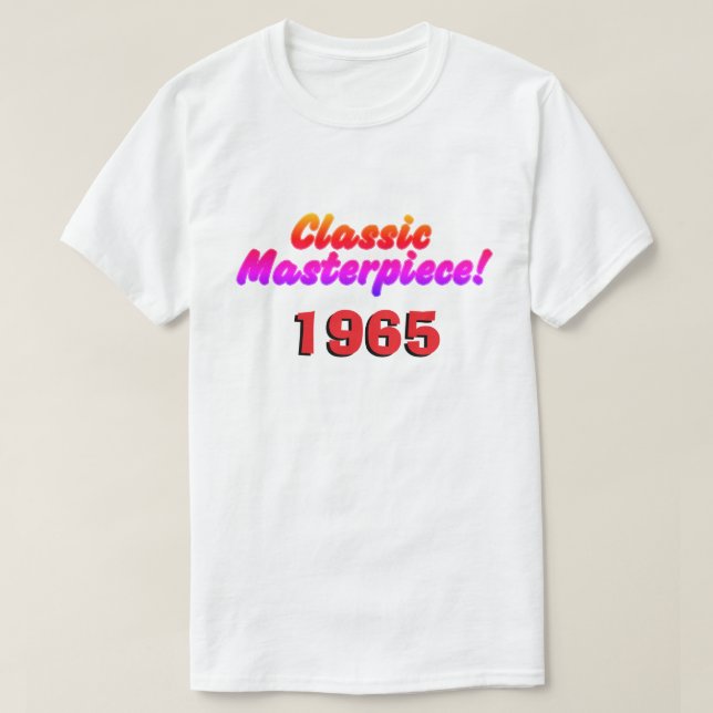 "Classic Masterpiece - 1965" T-shirt (Design Front)