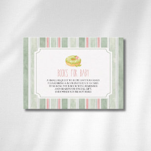 Classic Matcha Doughnut For Baby Girl Books For Ba Enclosure Card