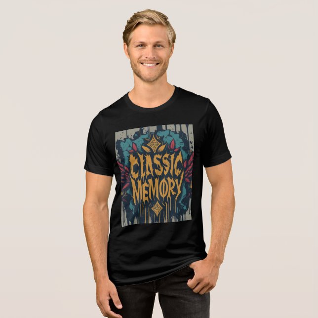 Classic memory  Tri-Blend shirt (Front Full)