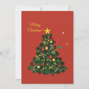 Classic Merry Christmas Card
