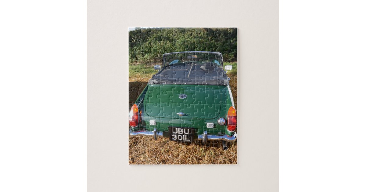 Classic MG Jigsaw Puzzle Zazzle