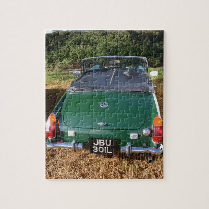 Classic MG Jigsaw Puzzle Zazzle.co.uk