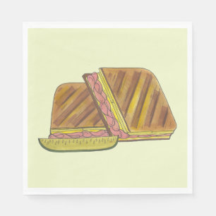 Classic Miami Cuban Sandwich Ham Pork Swiss Cheese Napkin