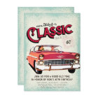 Classic Mid Century Car | Vintage 60th Birthday