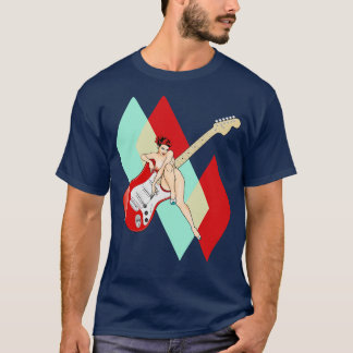 Classic Mid Century Design PinUp Girl and Electric T-Shirt