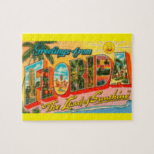 Classic Mid-century Florida tourism Jigsaw Puzzle