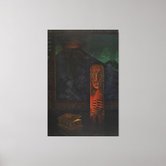 Classic Mid-century Tiki Exotica Canvas Print