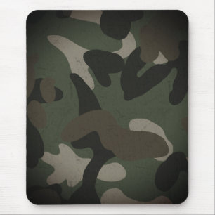 Classic Military Camo Pattern Mouse Mat