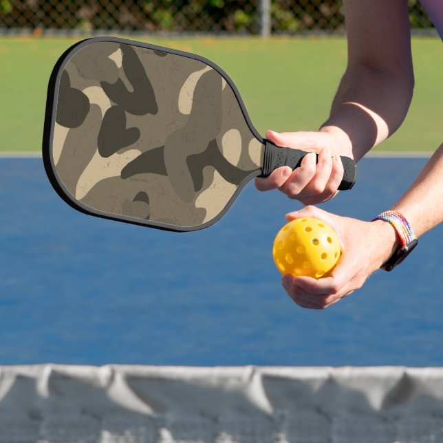 Classic Military Camo Pattern Pickleball Paddle (Insitu)