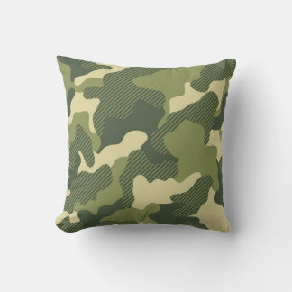 Classic Military Camouflage Pattern Cushion