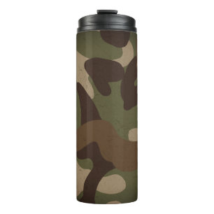 Classic Military Camouflage Pattern Thermal Tumbler