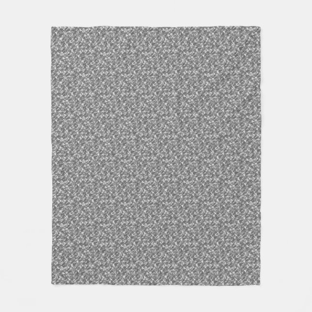 Classic Military Digital Camo Pattern Fleece Blanket (Front)
