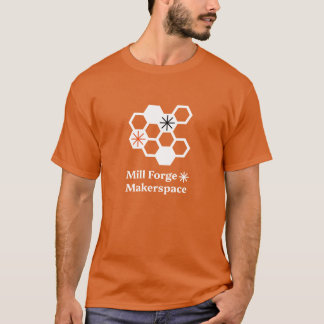 Classic Mill Forge Makerspace Orange T-Shirt