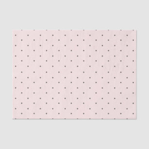 Classic Mini Black Polka Dots Pattern Tissue Paper