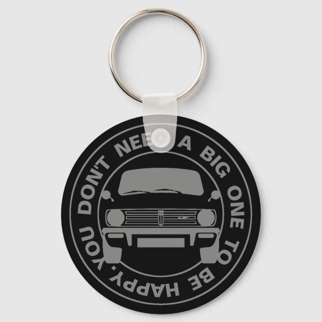 Classic Mini Car Key Ring (Front)