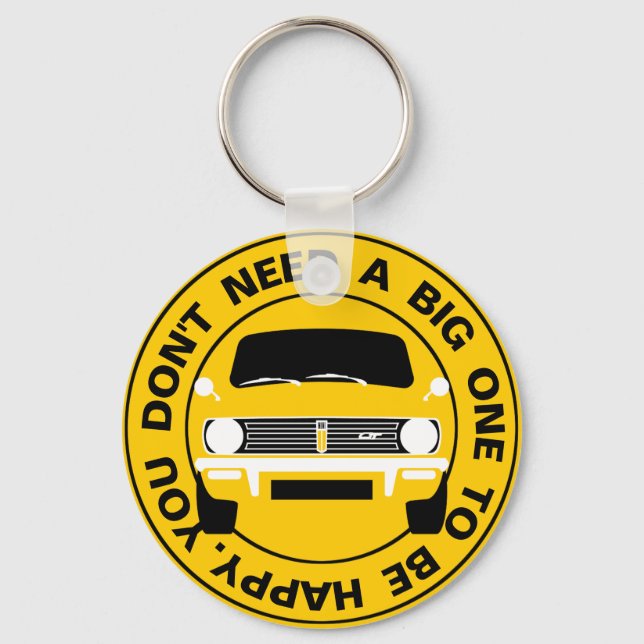Classic Mini Car key ring (Front)