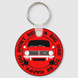 Classic Mini Car keyring