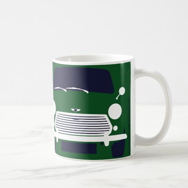 Classic Mini Cooper minimalist art mug (Right)