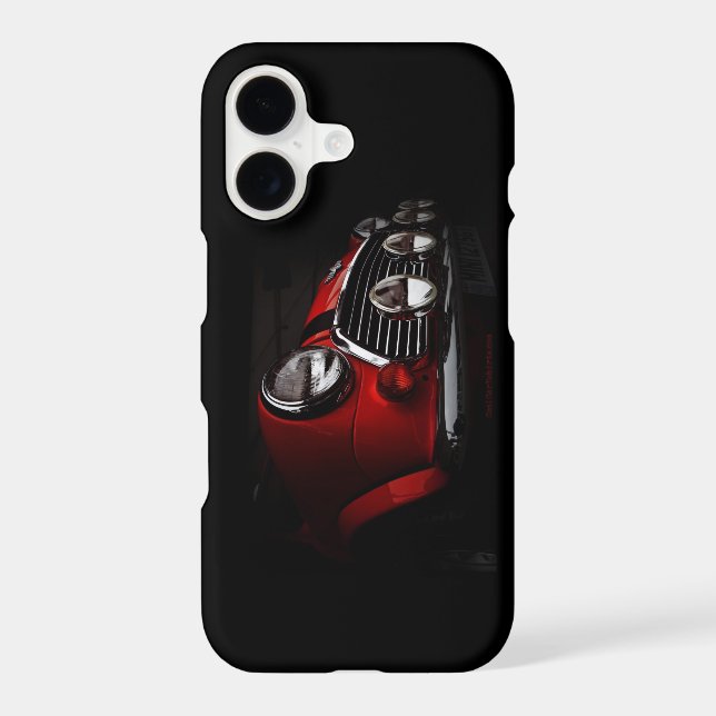 Classic Mini with rally lights iPhone 7 case (Back)
