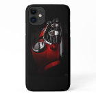 Classic Mini with rally lights iPhone Case