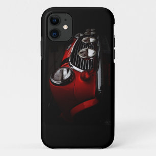 Classic Mini with rally lights iPhone Case