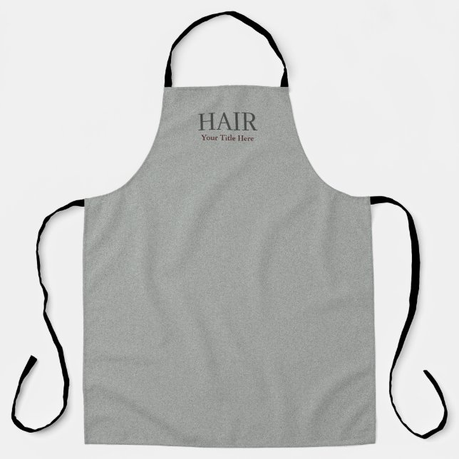 Classic Minimal Concrete Texture Apron (Front)