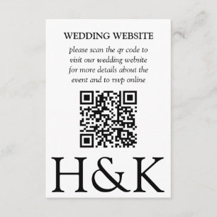 Classic Minimal Old Money Aesthetic Simple Wedding Enclosure Card