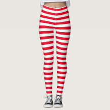 Classic Minimal Red and White Striped