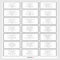 Classic Minimalist Wedding Guest Address Labels