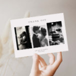 Classic Minimalist Wedding Photo Thank You Card<br><div class="desc">Minimalist and elegant wedding thank you card. Text and messages can be edited on the back of the card. For more advanced customisation of this design,  e.g. changing layout,  font or text size please click the "CUSTOMIZE" button above. Please contact me for any questions!</div>