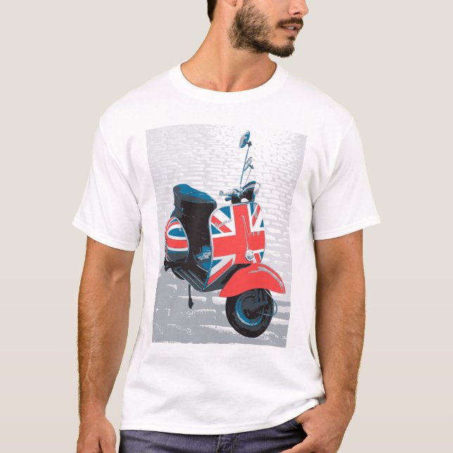 Classic Mod Scooter T-Shirt (Front)
