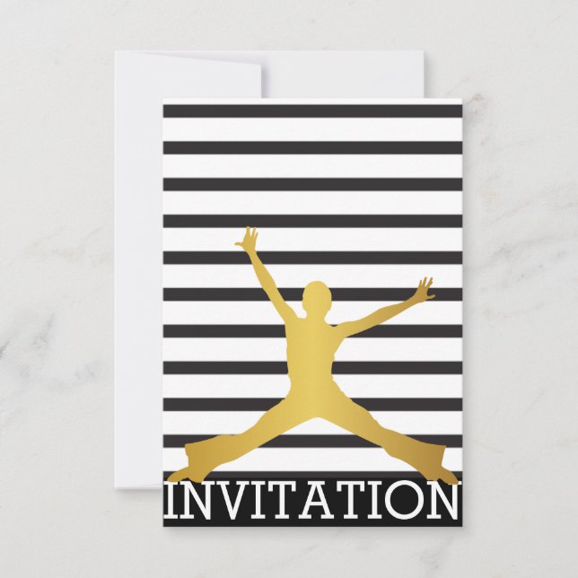 Classic Modern Dance Festival Vip Invitation (Front)