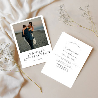 Classic Modern | Elegant Minimalist | Editable Invitation