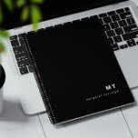 Classic Modern Monogram Initial Planner<br><div class="desc">A monogram initial planner. This planner features a classic modern look with initials and a name.  All text is customisable and can be replaced with any text of your choice.</div>