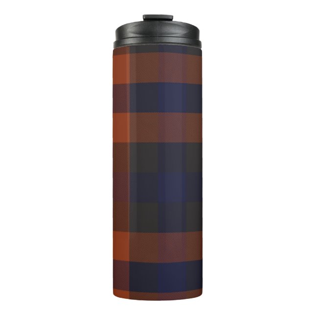 Classic Modern Plaid Tartan Seamless Pattern. appa Thermal Tumbler (Front)